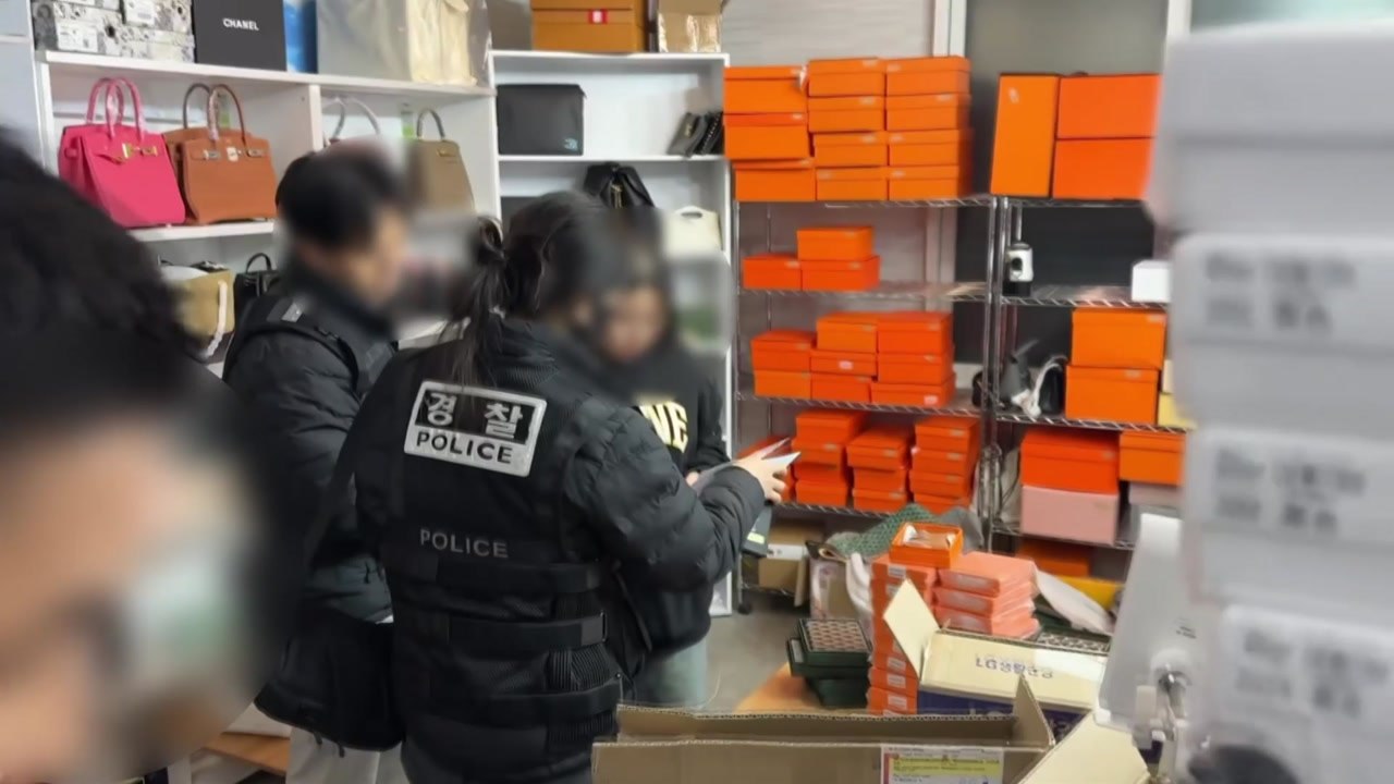28억 원 상당 가짜 명품 유통한 일가족 4명 검거 / YTN