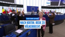 Nach harscher Kritik an Von der Leyens "neuer Weltordnung": Rudert die EU-Kommissionschefin zurück?