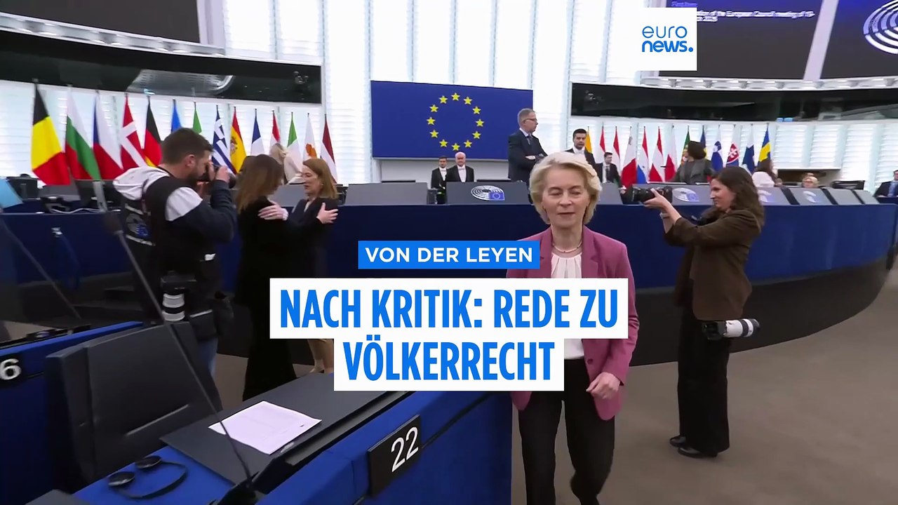Nach harscher Kritik an Von der Leyens 'neuer Weltordnung': Rudert die EU-Kommissionschefin zurück?
