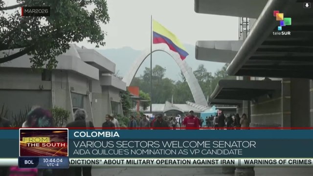 Colombia, various sectors welcome senator Aida Quilce´s nomination as VP candidate