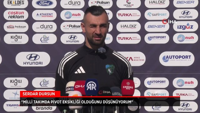Kocaelispor'da Serdar Dursun: Hedefimiz 3 puan