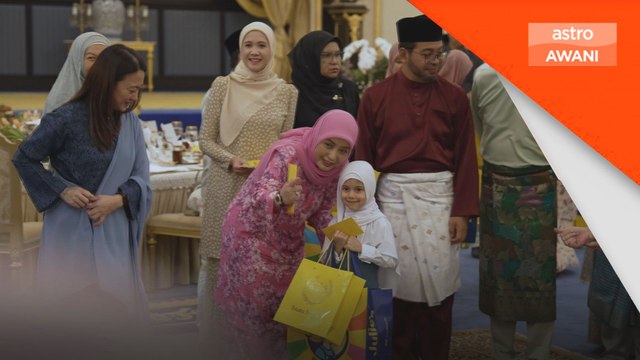 Raja Permaisuri Agong berkenan santuni anak yatim, asnaf