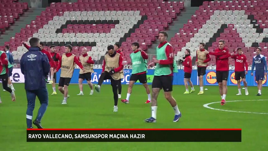 Rayo Vallecano, Samsunspor maçı hazırlıklarını tamamladı