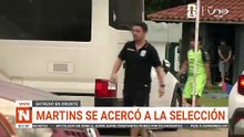 MARTINS SE ACERCÓ A LA SELECCIÓN