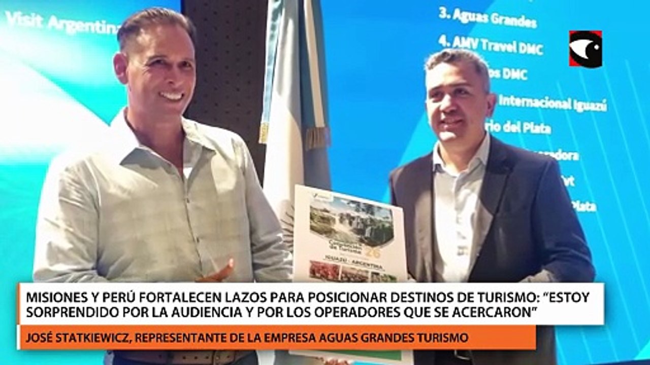 “Estoy sorprendido por la audiencia y por los operadores que se acercaron a tratar de conocernos”