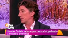 Nicolás Colate aclara que nunca ha peleado la custodia de su hijo
