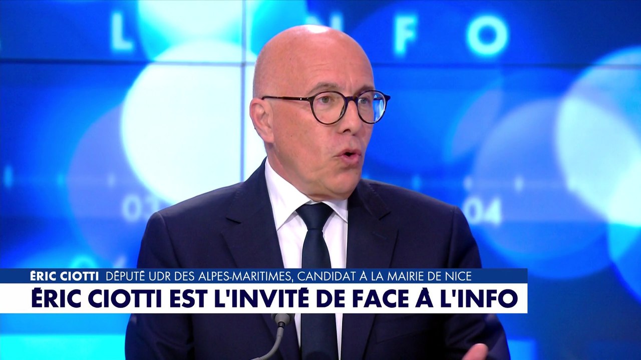 Eric Ciotti : «Je suis déterminé à apporter aux Niçois le changement qu'ils espèrent»