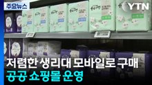저렴한 생리대 모바일로 구매...경기도, 공공 쇼핑몰 운영 / YTN