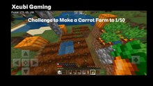 Challenge to Make a Carrot Farm to 1/50