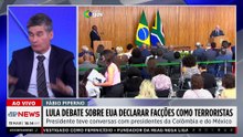 Lula debate sobre EUA declararem facções como terroristas; Piperno avalia