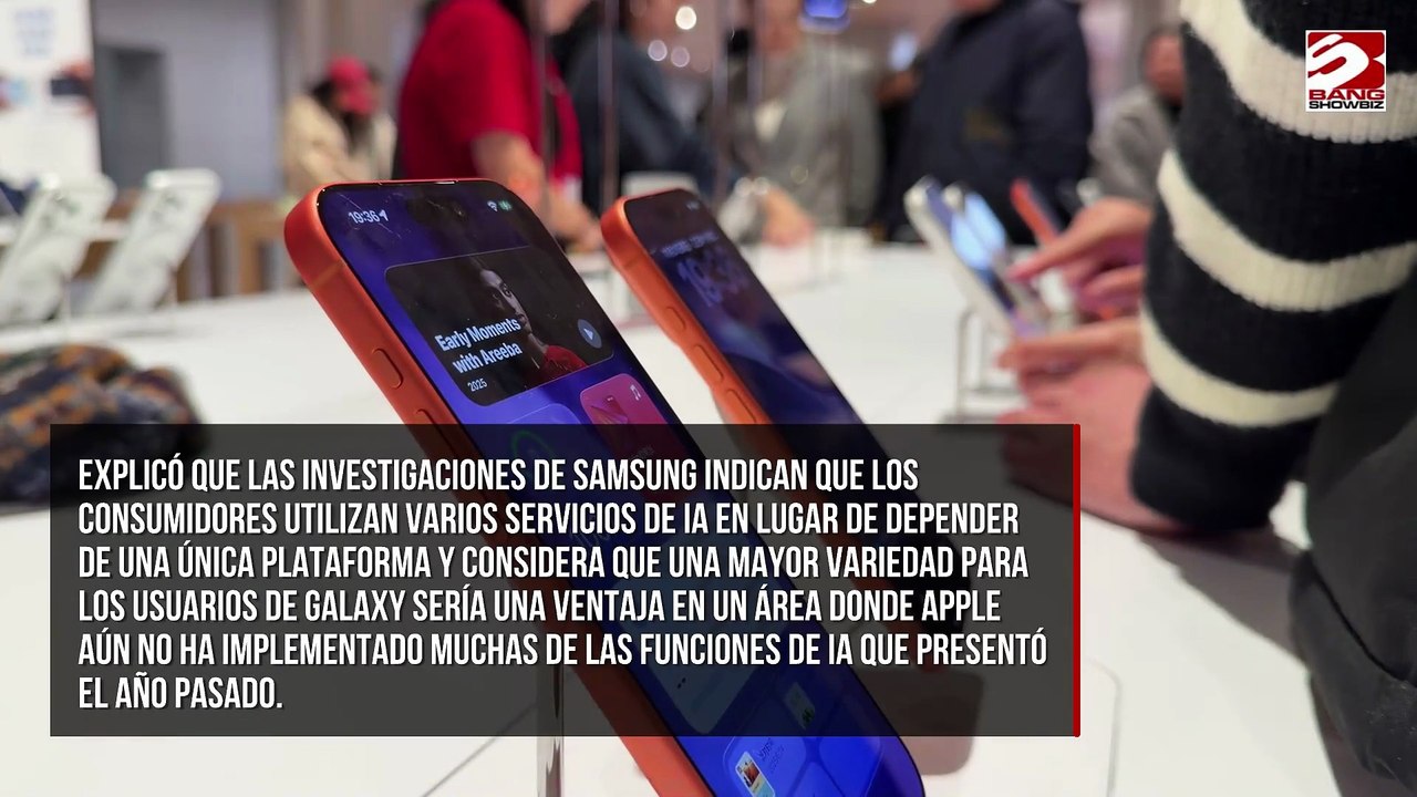 Busca Samsung acuerdos de IA para competir con Apple en el sector de los smartphones