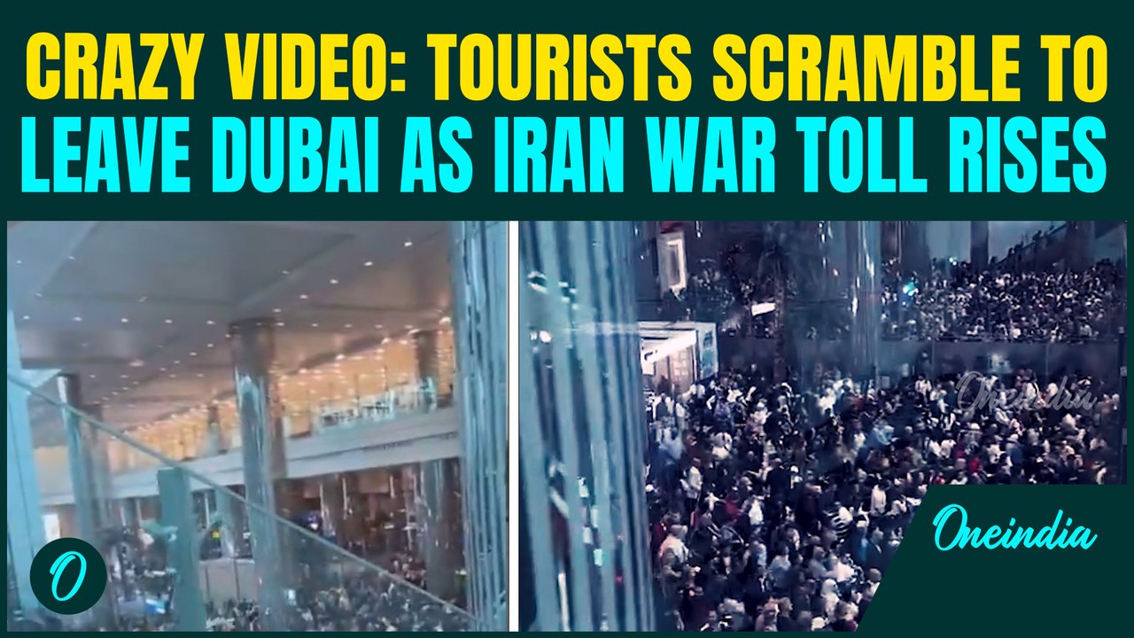 Massive CHAOS At Dubai International Airport: Tourists, Expats FLEE Dubai as Drone Strikes From Iran