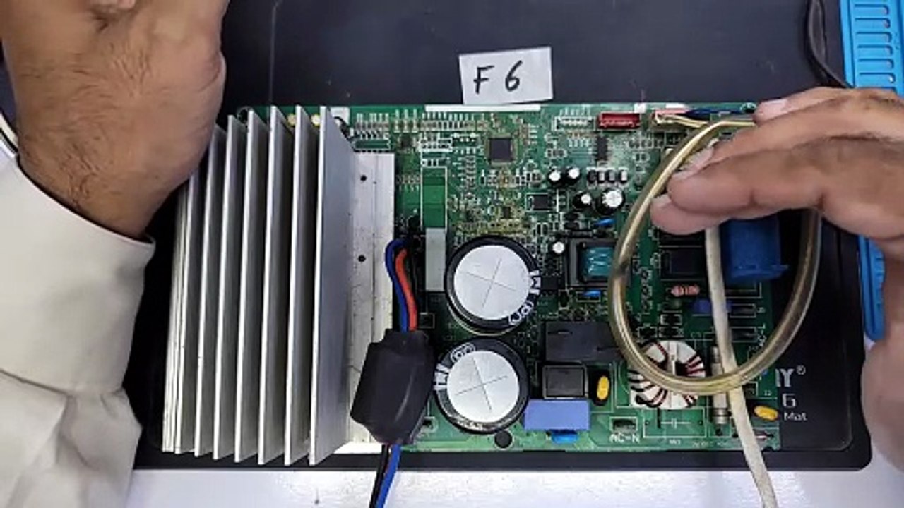 PEL Dc inverter ac F6 error outdoor pcb Dc inverter ac pcb best repairing channel Babar Electronics
