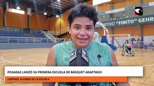 Posadas lanzó su primera escuela de básquet adaptado