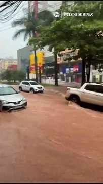 Chuvas intensas atingem várias cidades de Minas Gerais