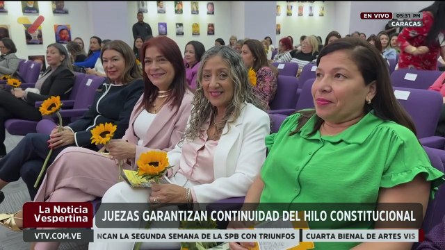 Caracas | Entregan reconocimiento a las juezas venezolanas por el Día Internacional de las Juezas