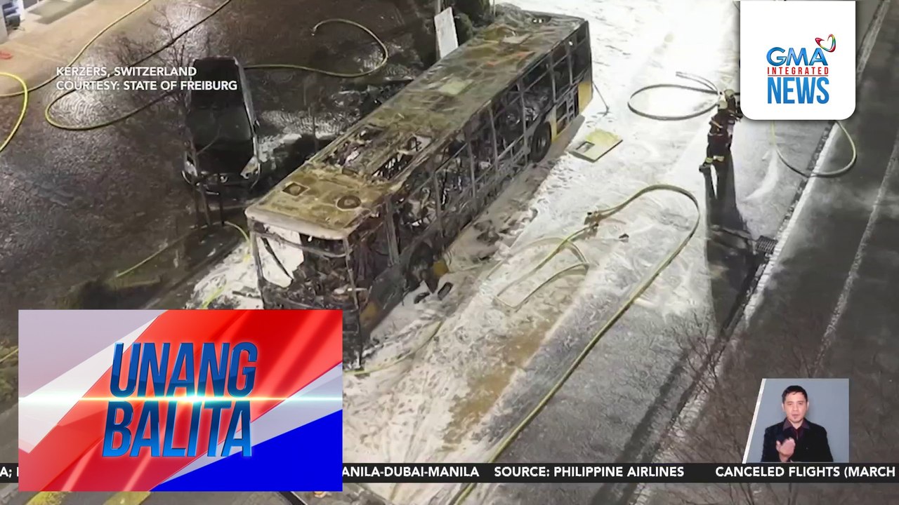 6, patay nang masunog ang isang bus; 3, sugatan | Unang Balita