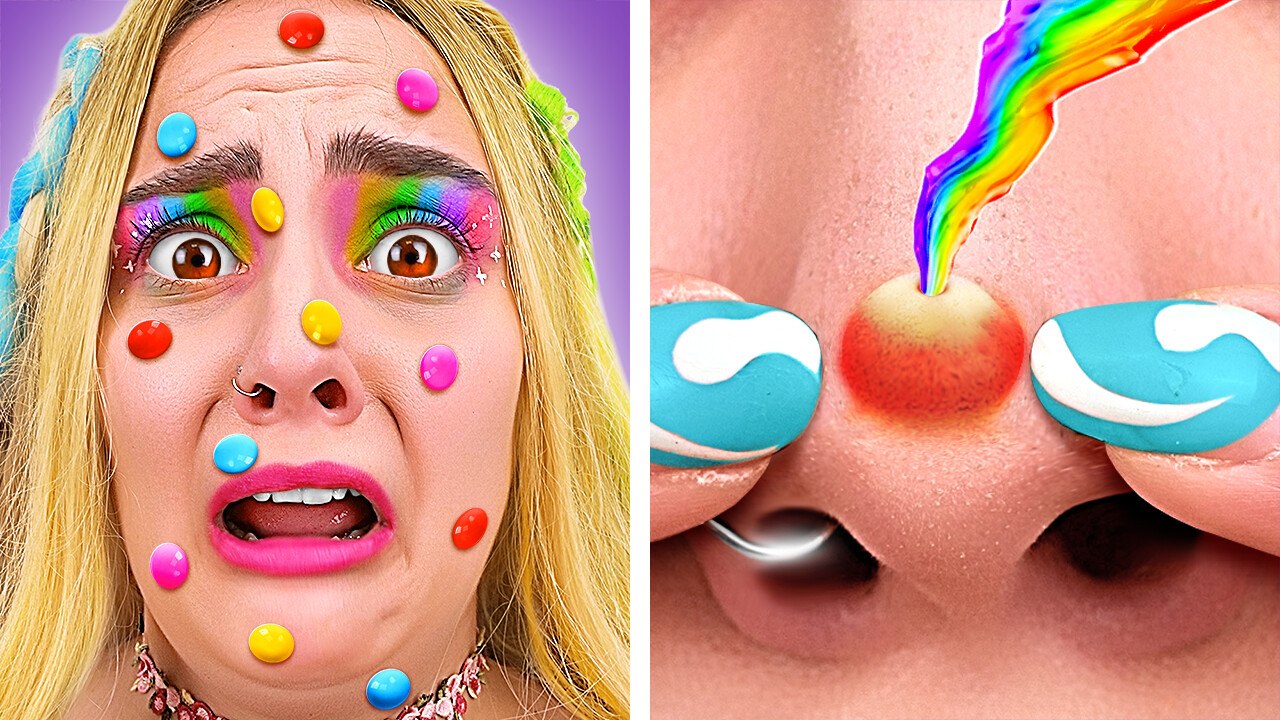 Healing with Sugar 💔 Rainbow Gummy Dessert DIY 🌈