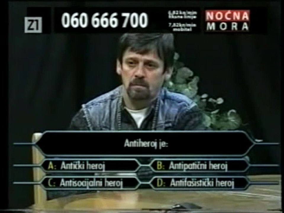 Noćna mora - Jaran Milijunaš "Antiheroj je"