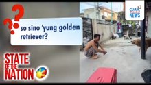 Tug of war ng fur parent at kanyang aso, kinaaliwan online | SONA