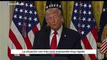 Trump afirma que el conflicto con Irán avanza "rápidamente"