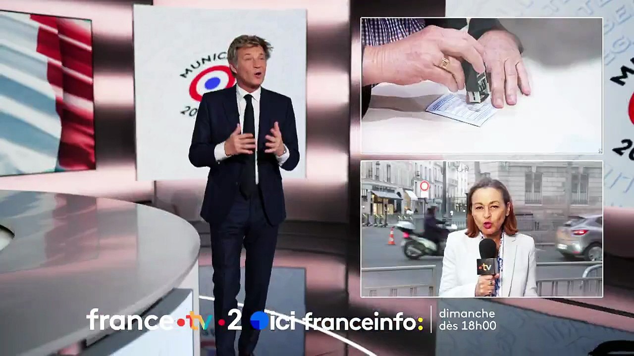 Bande-annonce de la soirée élections municipales de France 2