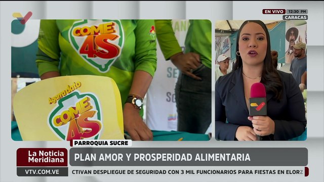 Jornada de alimentación despliega rubros esenciales a precios solidarios para los caraqueños