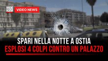 Ostia, spari in piena notte contro un palazzo