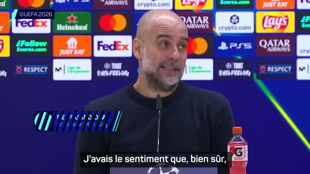 Man. City - Guardiola : "Pas le sentiment d'avoir si mal joué"