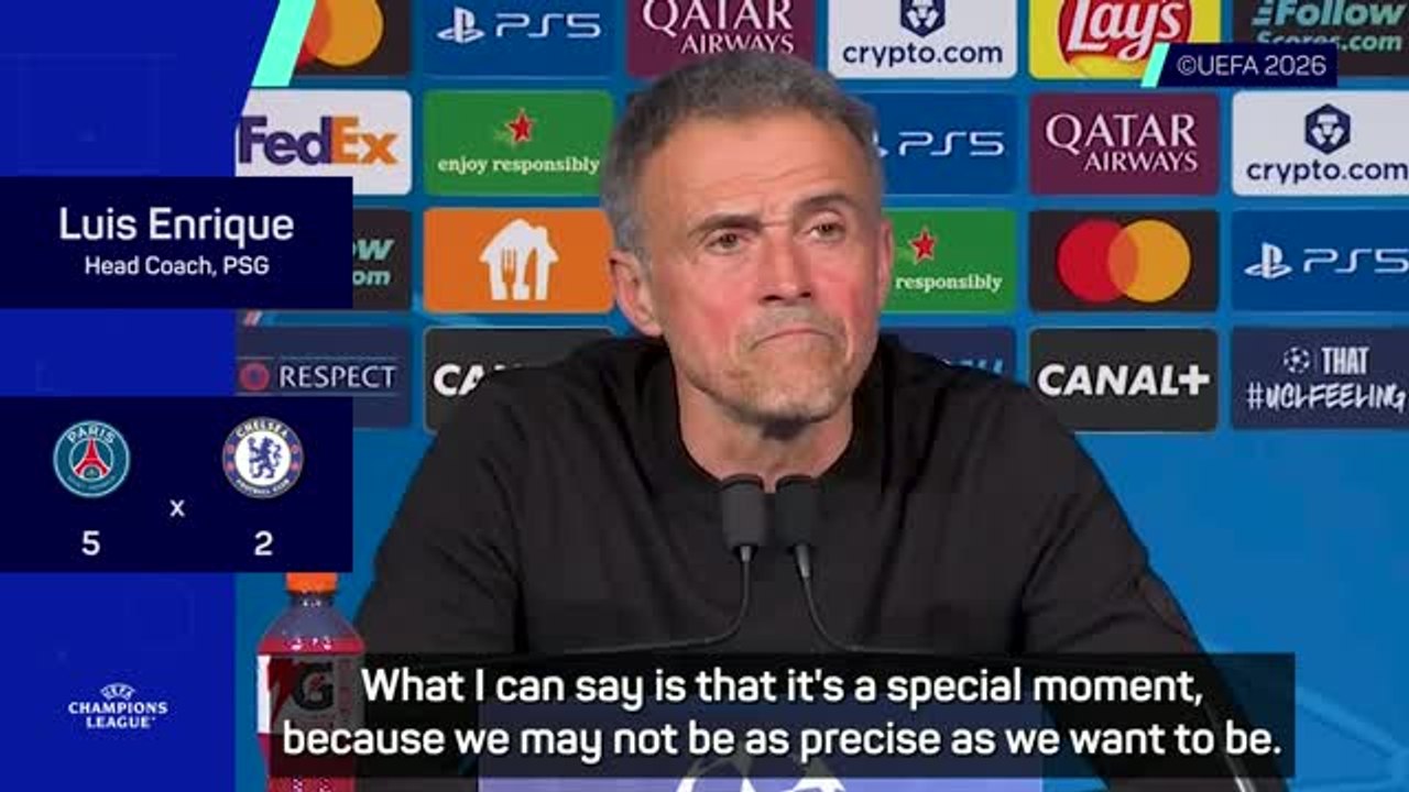 Enrique hails PSG resilience after 'special' win over Chelsea