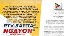 Executive order tungkol sa energy conservation, inilabas na ng Davao Oriental provincial government