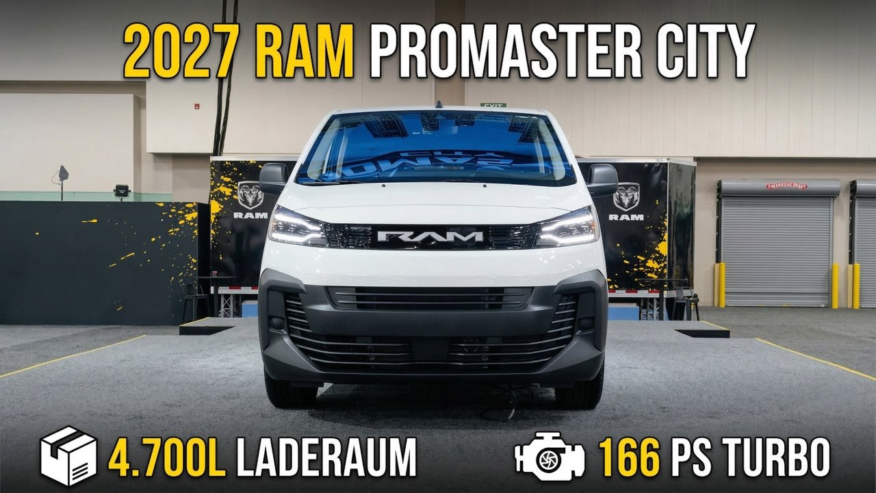 2027 Ram ProMaster City Tradesman Cargo Van – alle Infos