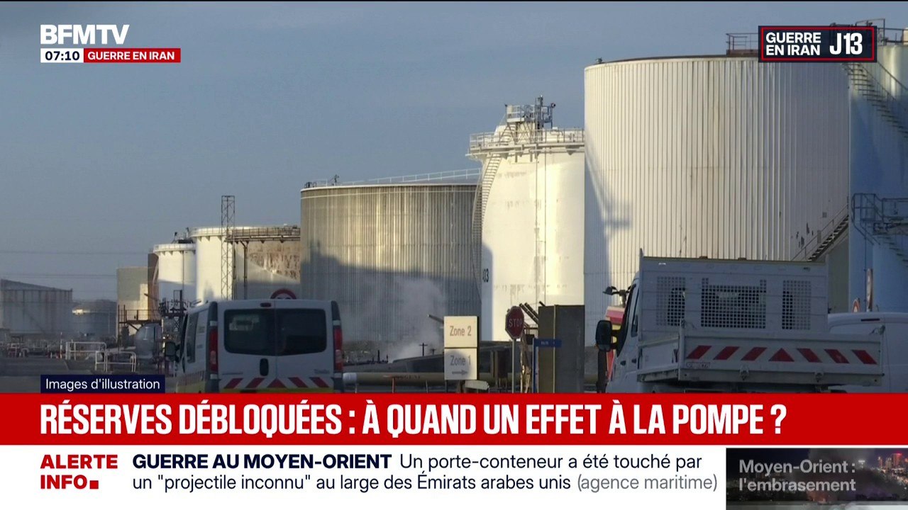 Carburant: un effet à la pompe attendu après l'annonce du déblocage des réserves stratégiques