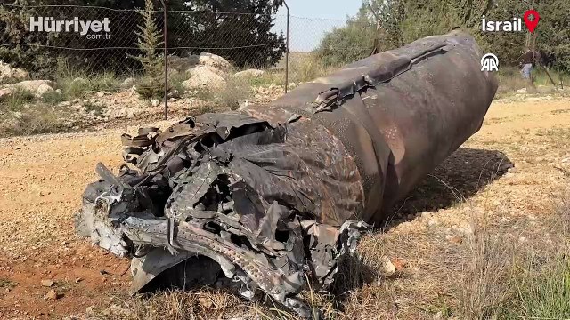 İran'dan İsrail saldırılarına misilleme: Füze kalıntıları görüntülendi