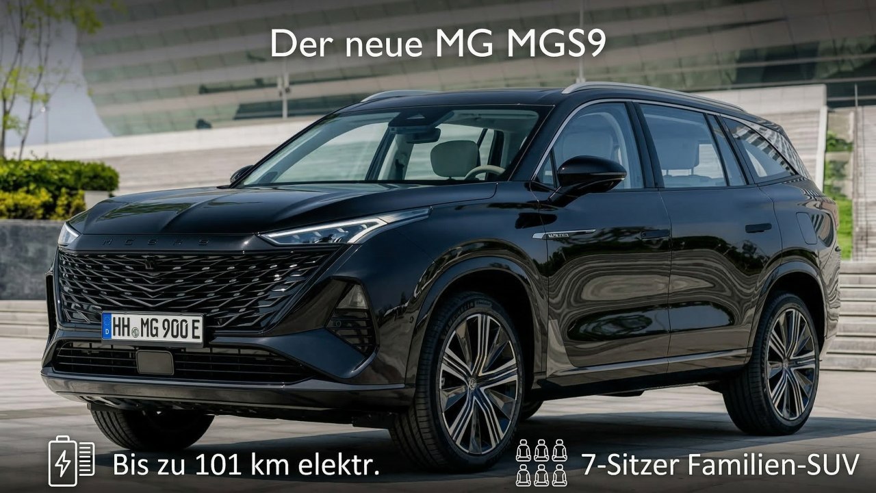 2026 MG MGS9: Großer Familien-SUV mit viel Platz und moderner Technik