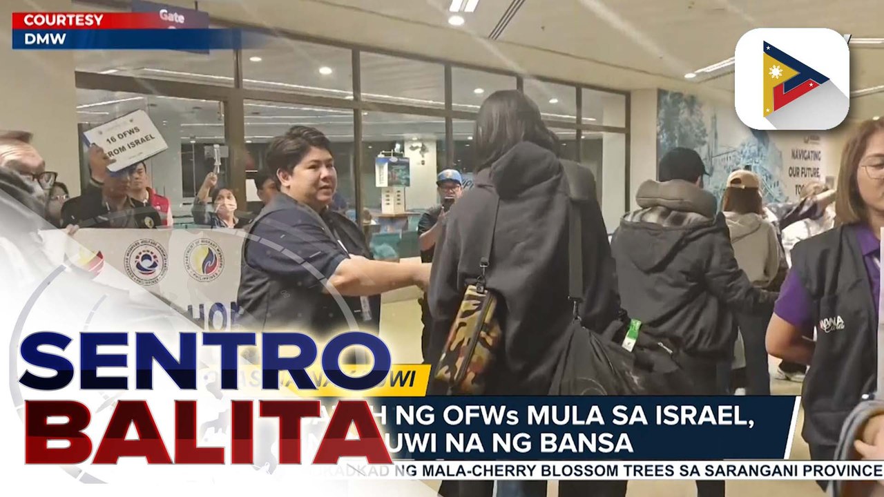 Unang batch ng OFWs mula sa Israel, nakauwi na ng bansa; higit 40 pang mga Pilipino mula Qatar at Dubai, dumating na rin