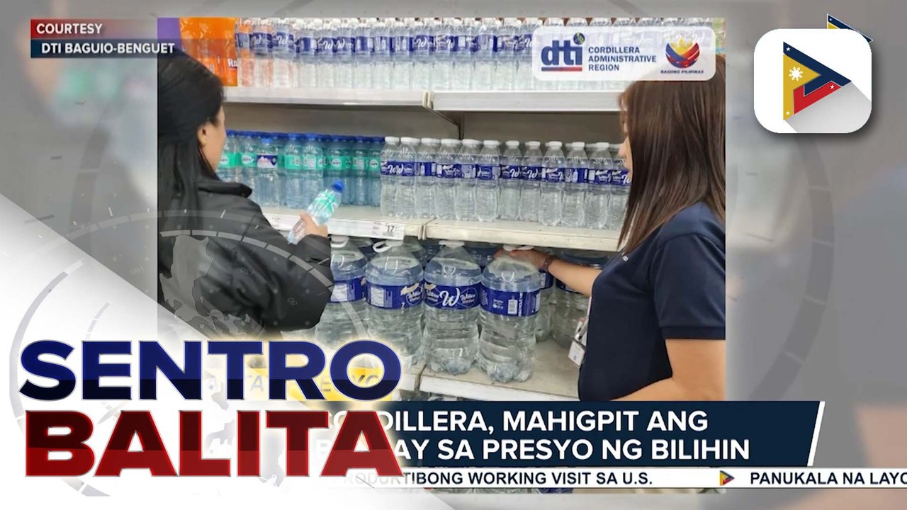 DTI-Cordillera, mahigpit ang pagbabantay sa presyo ng bilihin sa harap ng pangamba na pagtaas sa presyo ng bilihin dulot ng taas-presyo ng langis | ulat ni Jezryl Khate Lapizar - PTV Cordillera