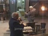 Italy travel: Venice's Murano Glass Factory Vase demo