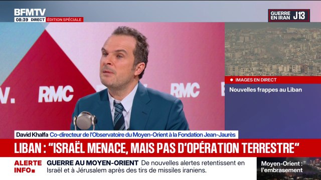 Guerre au Moyen-Orient: Il y'a un risque d'enlisement pour les israéliens déclare David Khalfa, co-directeur de l'Observatoire du Moyen-Orient à la Fondation Jean-Jaurès