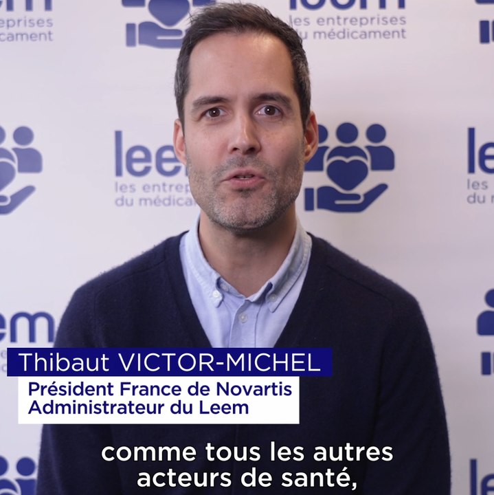 Pourquoi lancer une concertation pour l'avenir du médicament ? Thibaut Victor-Michel, président France de Novartis