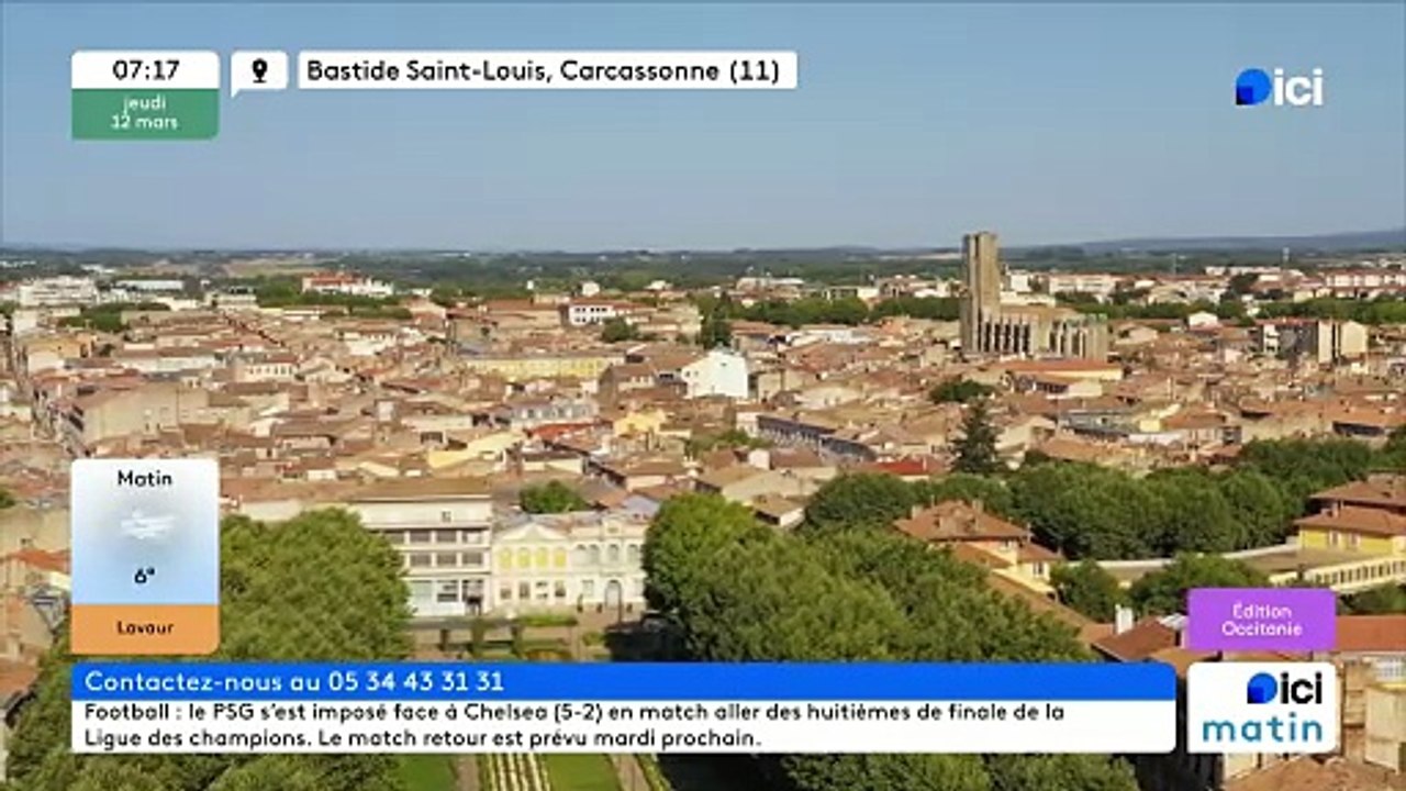 12/03/2026 - ici matin par ici Occitanie en vidéo