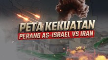 Peta Kekuatan Perang AS-Israel Vs Iran