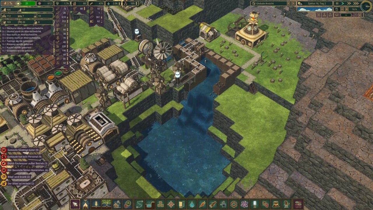 Sprengstoff, Tunnel, Feuerwerk: Wir leiten in Timberborn einen Fluss um und feiern den Erfolg