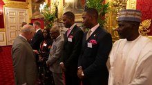 The King hosts reception for Nigerian community