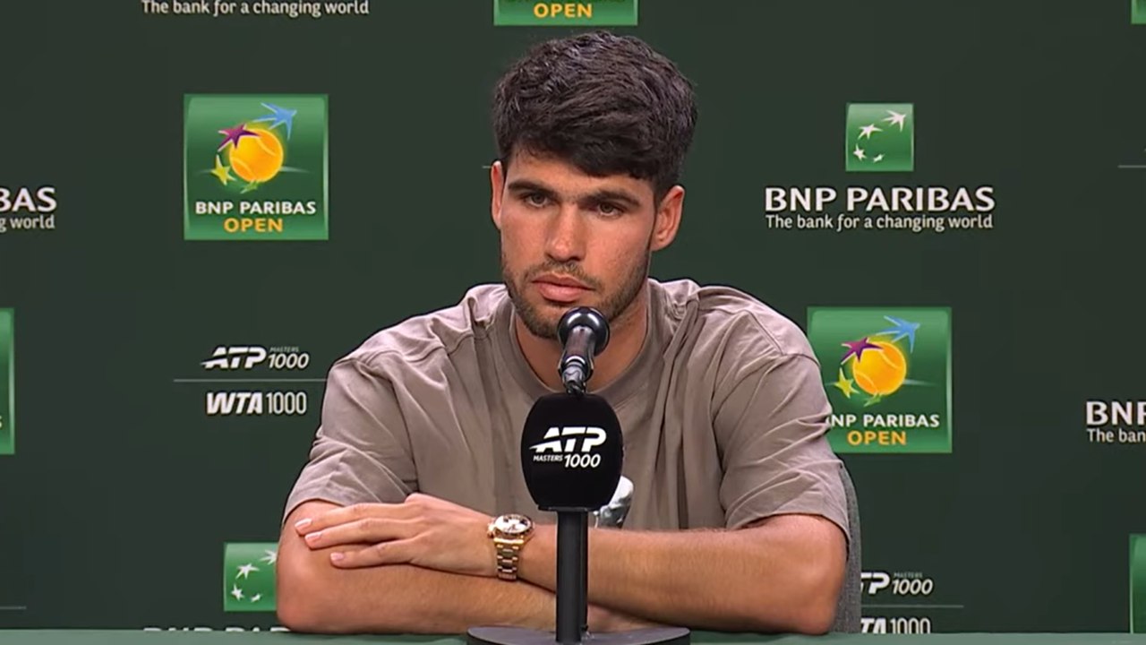 BNP Paribas Open 2026 - Carlos Alcaraz : "Je veux absolument prendre ma revanche !