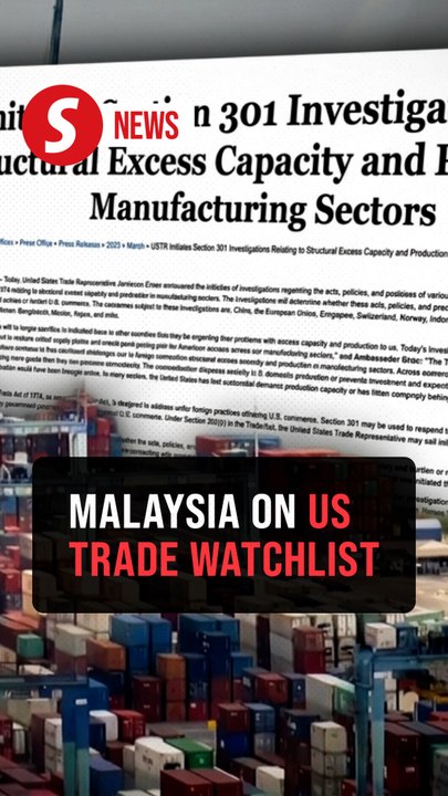 US initiates investigation into Malaysian economy