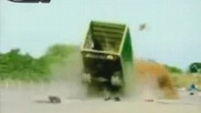 Truck vs Road Block - TricksPRO