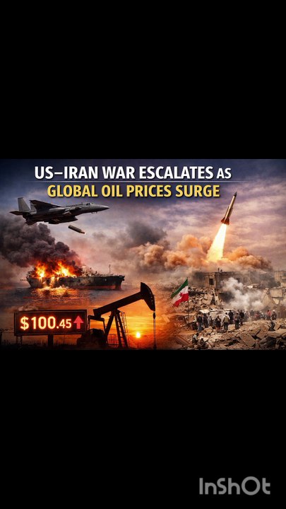 “US–Iran War Escalates as Global Oil Prices Surge” 🌍🛢️