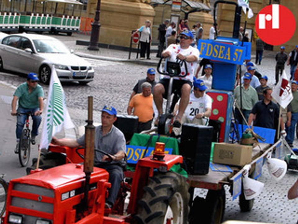Manifestation agriculteurs Metz, 3 juin