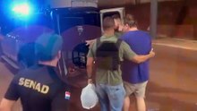 Vídeo mostra momento em que Meneghel é preso em Salto del Guairá
